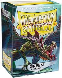 Dragon Shield: Standard Sleeves - Matte Green (100ct.) Discount