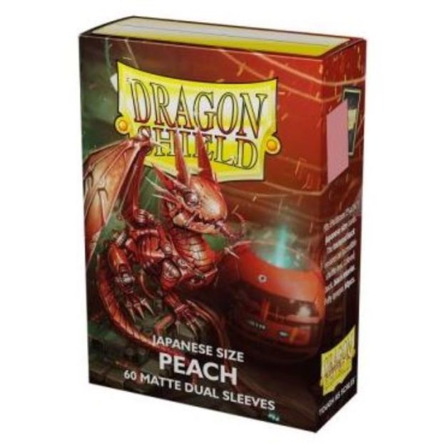 Dragon Shield: Small Sleeves - Matte Dual Peach (60ct.) For Discount