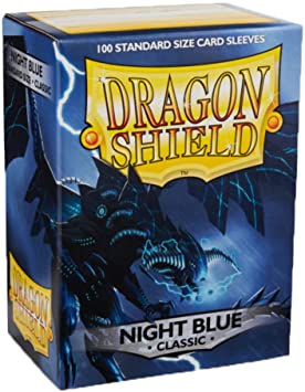 Dragon Shield: Standard Sleeves - Matte Night Blue (100ct.) For Sale