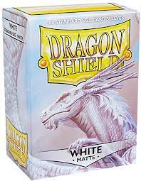 Dragon Shield: Standard Sleeves - Matte White (100ct.) Sale