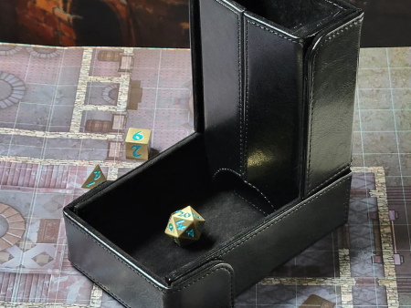 Forged: Dice Tower & Dice Tray - The Keep (Black) Discount