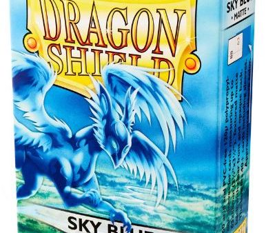 Dragon Shield: Small Sleeves - Matte Sky Blue (60ct.) Online