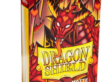 Dragon Shield: Small Sleeves - Matte Crimson (60ct.) Online now